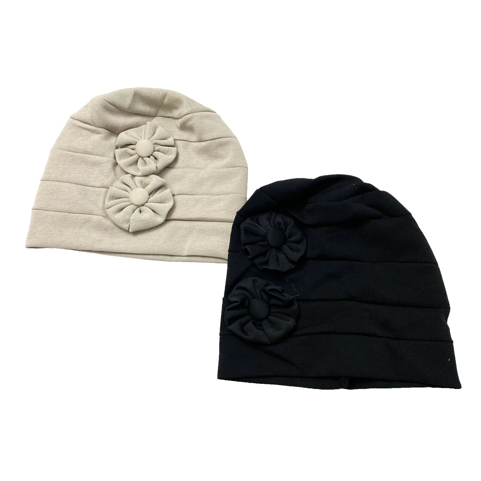 Polyester Cloche Black Hats for Women