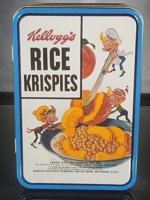 Rice Krispies Snap Crackle Pop Set of 3 Christmas Ornaments in Tin 2002