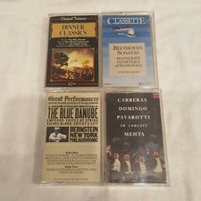 4 Dinner Classics Beethoven Sonatas Blue Danube Carreras Domingo Pavarotti Audio