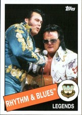 2015 Topps WWE Heritage Wrestling Card #41 Rhythm & Blues