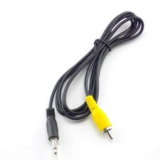 1.5M 3.5mm Mono Male Plug To Single RCA Male Audio Video Cable Adapter Cord