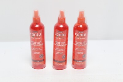 3 Cantu Comeback Curl Next Day Curl Revitalizer Spray, 12 fl oz