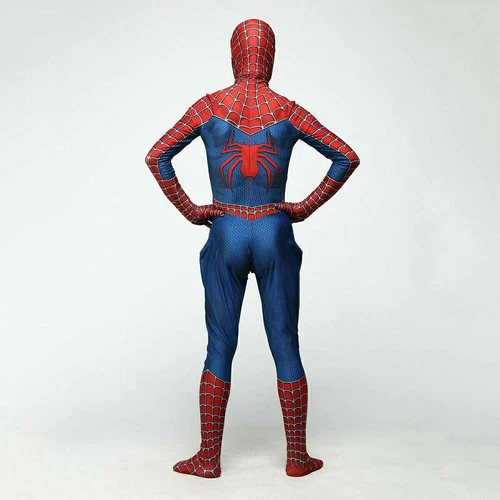 Amazing Spiderman Jumpsuit Raimi Spider-man cosplay Costume Party Fancy Dress - Bild 13 von 13
