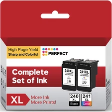 PG-240XL CL-241XL Ink Cartridges for Canon 240 PIXMA MG2220 MG3600 TS5120 MG3620