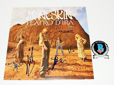 MANESKIN BAND SIGNED 'TEATRO D'IRA VOL 1' ALBUM VINYL RECORD