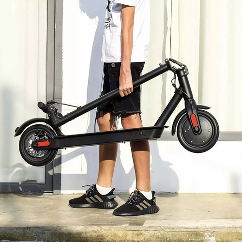 ADULT ELECTRIC SCOOTER 350W LONG RANGE 30KM HIGH SPEED 20MPH +APP Birthday Gift - Picture 15 of 16