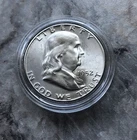 1952-S SILVER FRANKLIN HALF DOLLAR.  BU MINT CONDITION !!!!