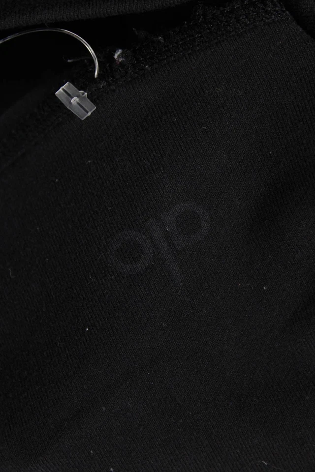 Leggings al tobillo Alo para mujer negros mezcla de nailon talla S Foto 4 de 4