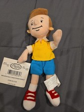 New With Tags Vintage Disney Bean Bag Plush Christopher Robin Winnie the Pooh 8"