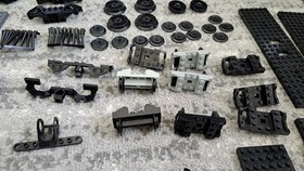 Lego Lot Train Magnets Bases Wheels Couplings Bulk Set #4558 Metroliner Parts