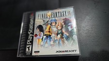 Squaresoft Final Fantasy IX PS1 PlayStation Role Playing Game Black Label CIB