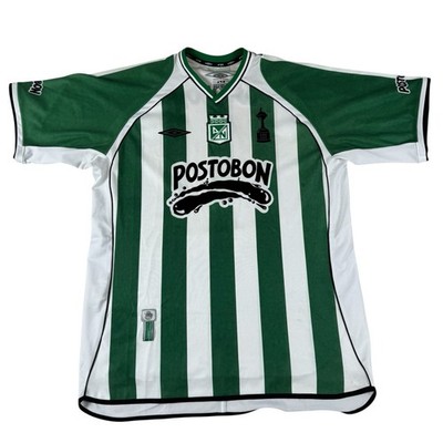 Vintage Umbro Athletico Nacional 03/04 Jersey Soccer Postobon White Mens 2XL