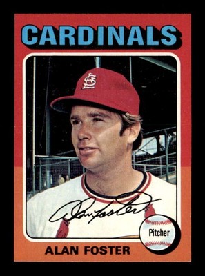 1975 Topps #296 Alan Foster   NM/NM+ X3729268