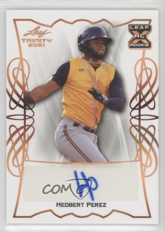 2021 Leaf Trinity Hedbert Perez #BA-HP1 Auto 11oq