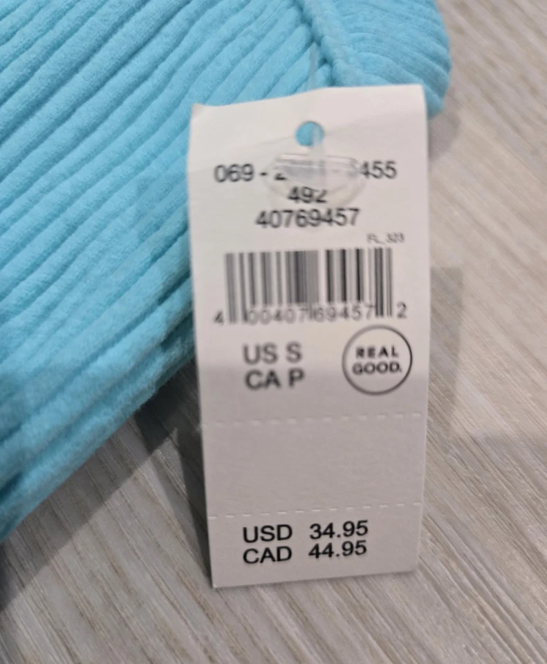 Aerie Superchill Seamless High Neck Bra Top Light Blue Size S NWT - Image 3 of 4