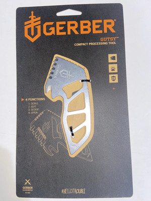 Gerber Gutsy Compact 4-in-1 Fish Processing Tool (Stainless) w/ Bottle Opener