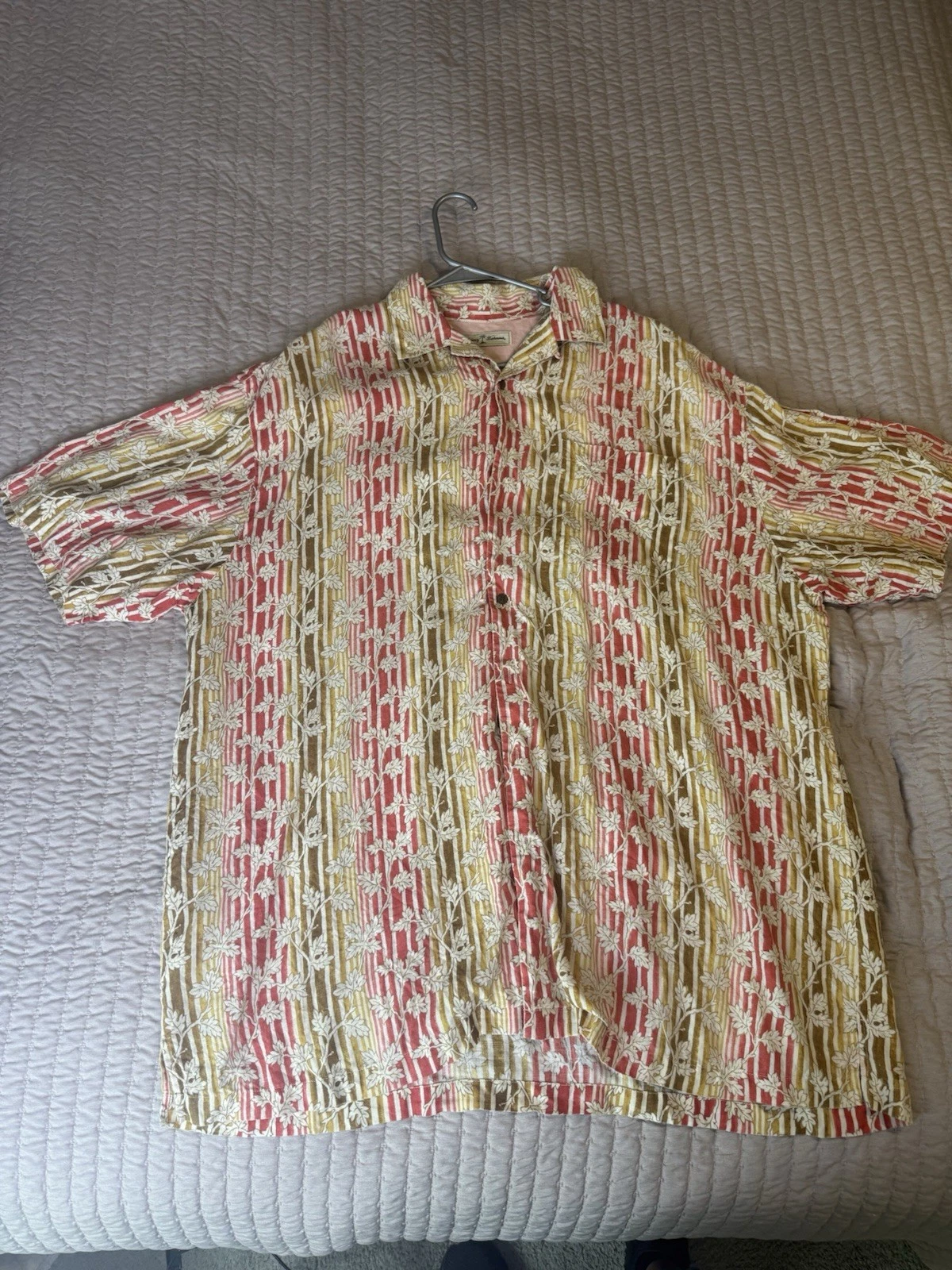 Tommy Bahama Short Sleeve Button Front Collared Men 2XL Linen Hawaiian Shirt
Opens in a new window o