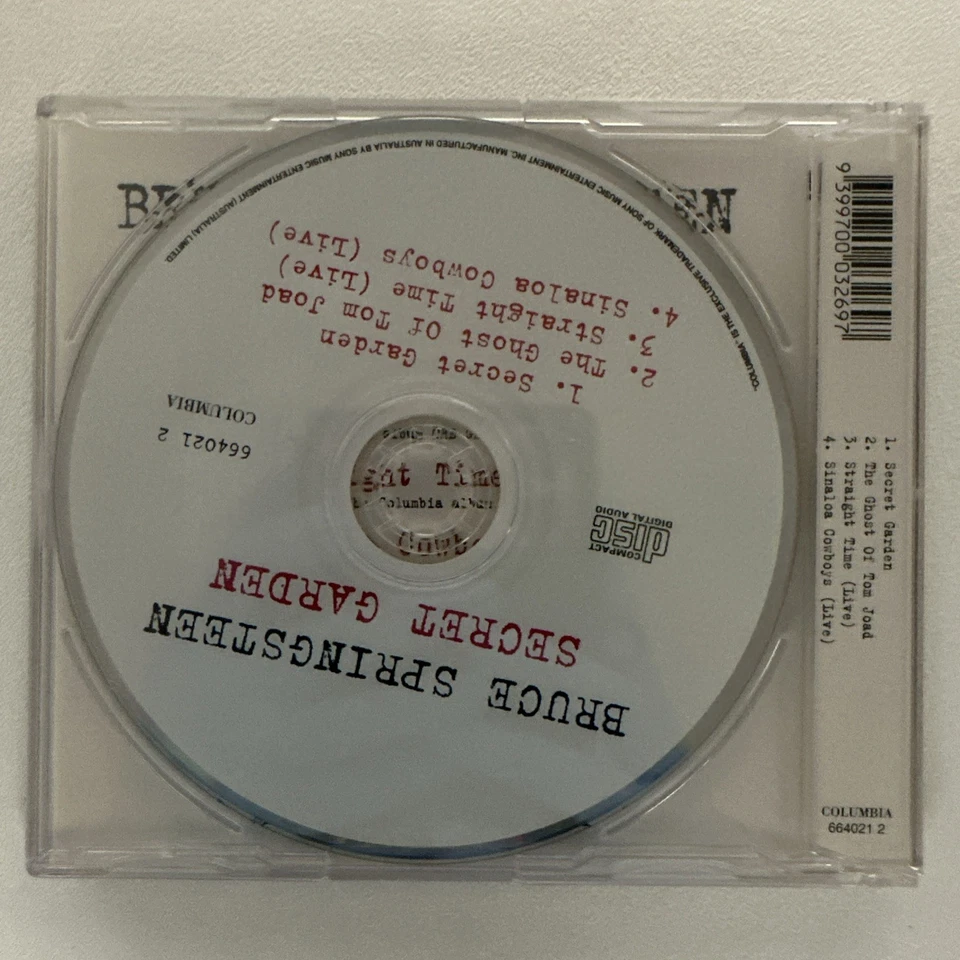 BRUCE SPRINGSTEEN- Secret Garden CD Single RARE IMPORT NEW SEALED MINT - Image 2 of 4