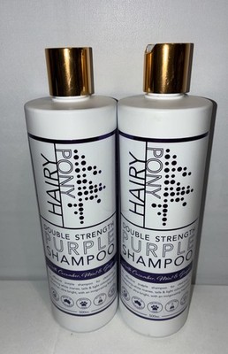 Lot Of 2- Hairy Pony - Double Strength Purple Shampoo 500ml Each