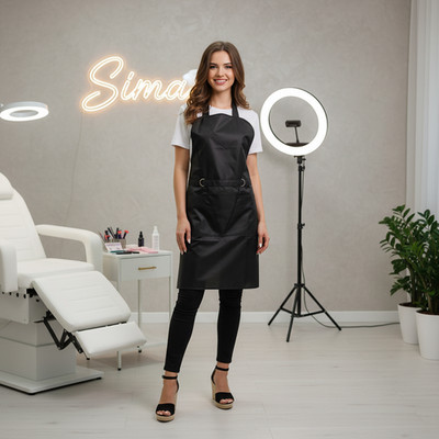 Sima Klassische Schürze, für Friseure und Hair-Stylisten, Kosmetikerinnen