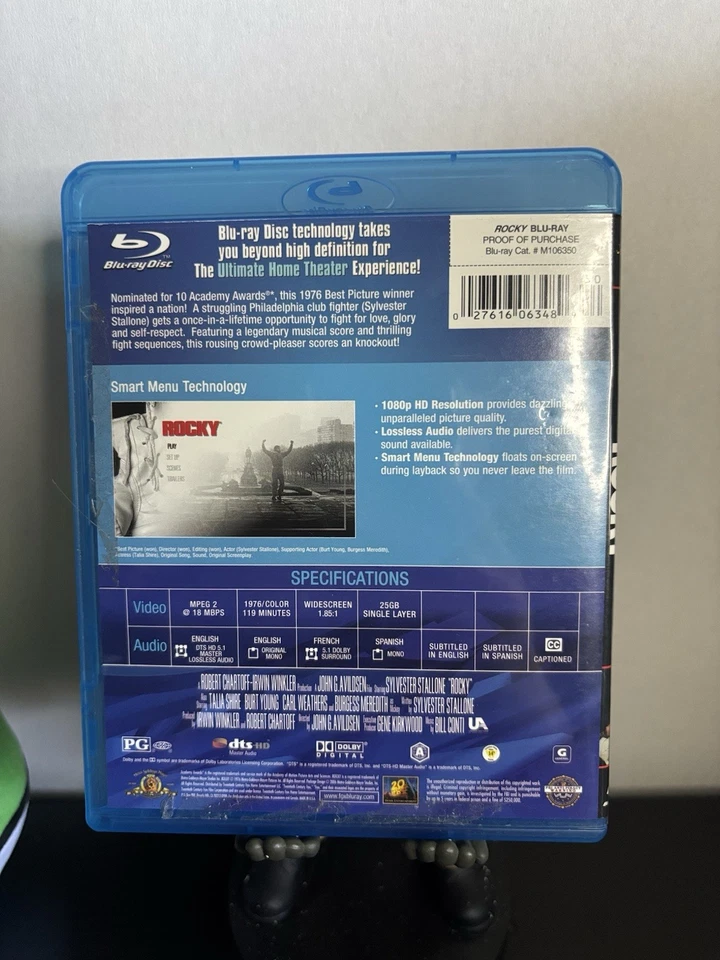 Rocky 3 Blu-ray Movie Bundle { Rocky, Rocky V, Rocky Balboa} Foto 3 de 4