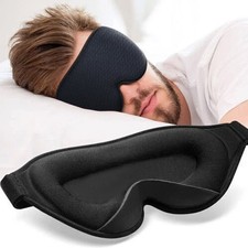 Sleeping Eye 3D Mask Blocking Light Breathable Soft Padded Mask Cover Eyepatch