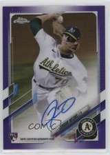 2021 Topps Chrome Rookie Purple Refractor 99/250 Jordan Weems #RA-JW Auto 0vt8