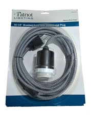 Patriot Lighting 15-1/2  Hanging Black Cord Kit 345-7613