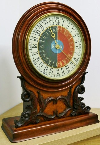 Antique English Single Fusee 24Hr Dial Mahogany Drop Dial Shelf Bracket Clock - Picture 13 of 24