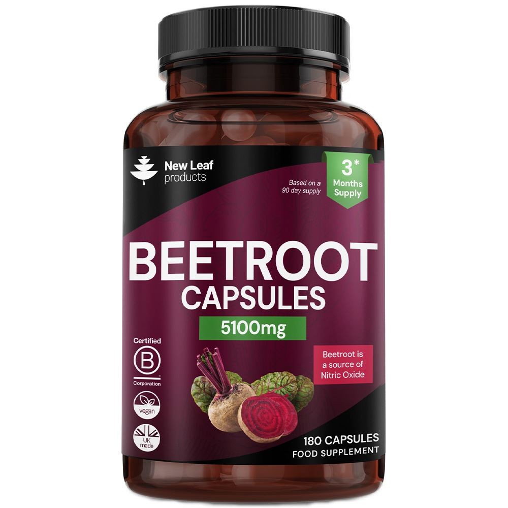 Beetroot Capsules 5100mg - High Strength Beetroot Supplement 180 Vegan Capsules - Image 5