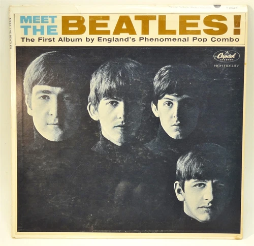 RARE Original 1964 Meet The Beatles! LP Record Mono T 2047