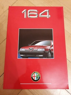 ALFA ROMEO 164 Prospekt Brochure Hochglanz 1991 - Neuwertiger Zustand-DE