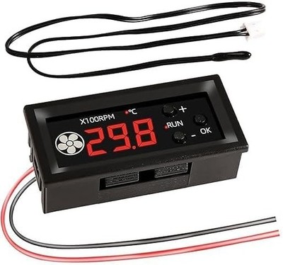 DC 12 V 4-wire fan speed controller, DC 12 V PWM fan control 4 pin | With digita