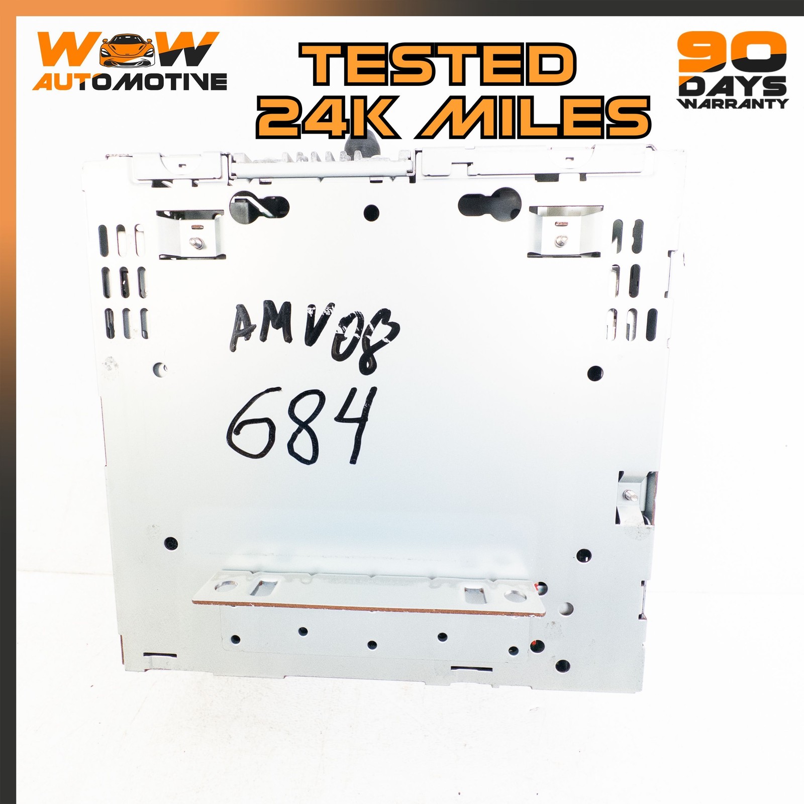 06-16 ASTON MARTIN V8 VANTAGE AUDIO RADIO RECEIVER AM FM CD PLAYER 6 DISC OEM