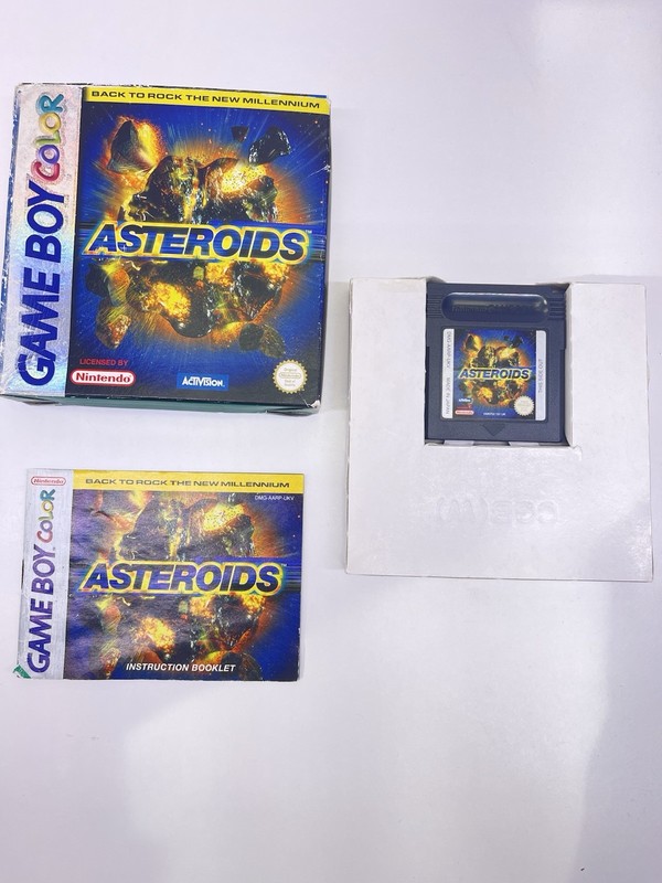 Asteroids Nintendo Game Boy PAL Complete With Manual