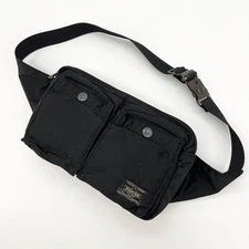 PORTER YOSHIDA TANKER shoulder bag bodybag nylon black oval made in japan used