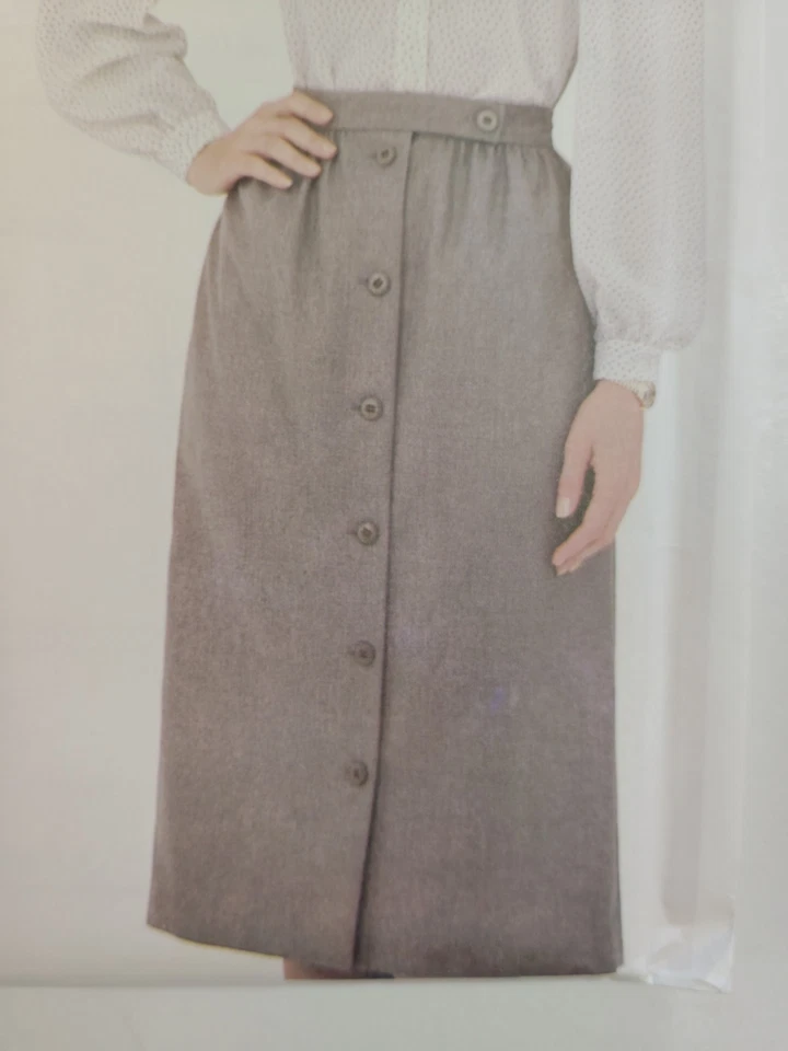 Simplicity ESP 5716 Skirt Blouse Top Sewing Pattern Ladies 10 12 14 UC Button Up - Image 4 of 4