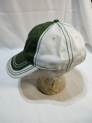 Cappello copricapo Fahrenheit verde bianco Hooters North Tampa FL maglia regolabile NUOVO - Foto 8 di 11