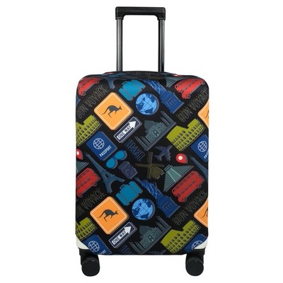 Explore Land Travel Luggage Carry On Cover Suitcase Protector Fits 18-22 Inch Ca