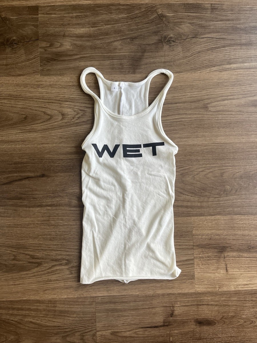 Yeezy x Mowalola WET Tank White Size 3 | eBay UK