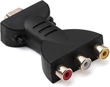Full HD HDMI to RCA Converter - Ideal for Projectors, TVs, and Home Theaters