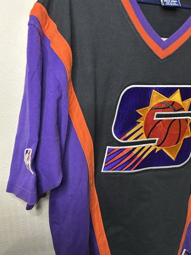Vintage Phoenix Suns NBA Champion Shooting Shirt Color Block Size Large - Picture 9 of 10