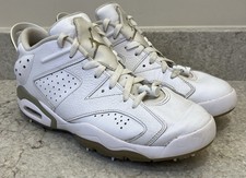 Size 11 - Air Jordan 6 Retro Golf Low White Khaki for sale online