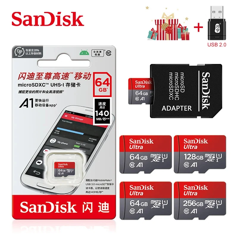 Lot Memory Card 64GB 128GB 256GB 512GB Micro sd card Class10 UHS-1 flash card - Image 4 of 4