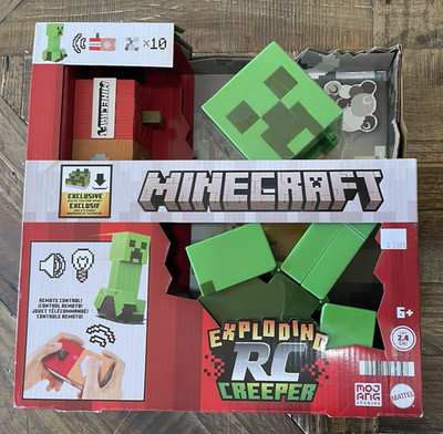 Minecraft HRR48 Exploding RC Creeper, Lights & Sounds, 10 Explosion Particles