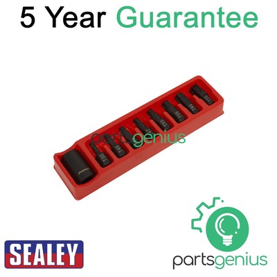 Sealey Premier TRX-Star * Impact Bit & Halter Set 1/2'' Vierkantantrieb 9-teilig AK5610