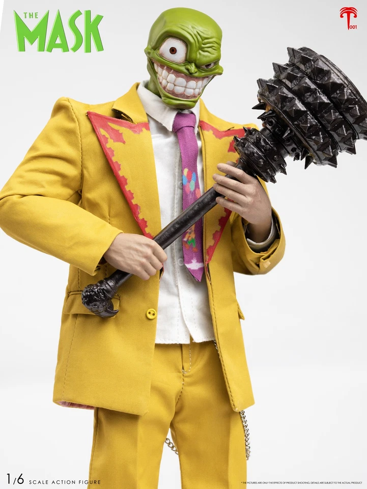 Figura de acción XT001 The Mask Stanley Ipkiss 12 pulgadas muñeca masculina modelo versión A Foto 2 de 4