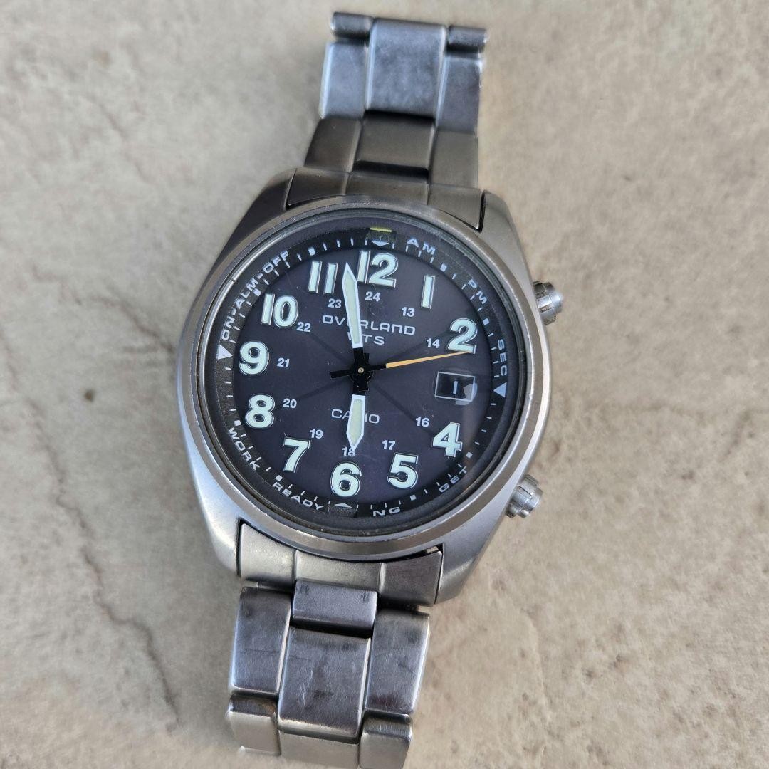 CASIO Overland OVW-100TDJ Watch Silver From Japan - Gem