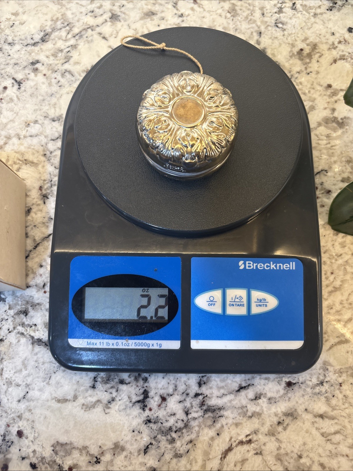 Towle Vintage Toy YoYo Silverplated With Original Box Bandalore nostalgia