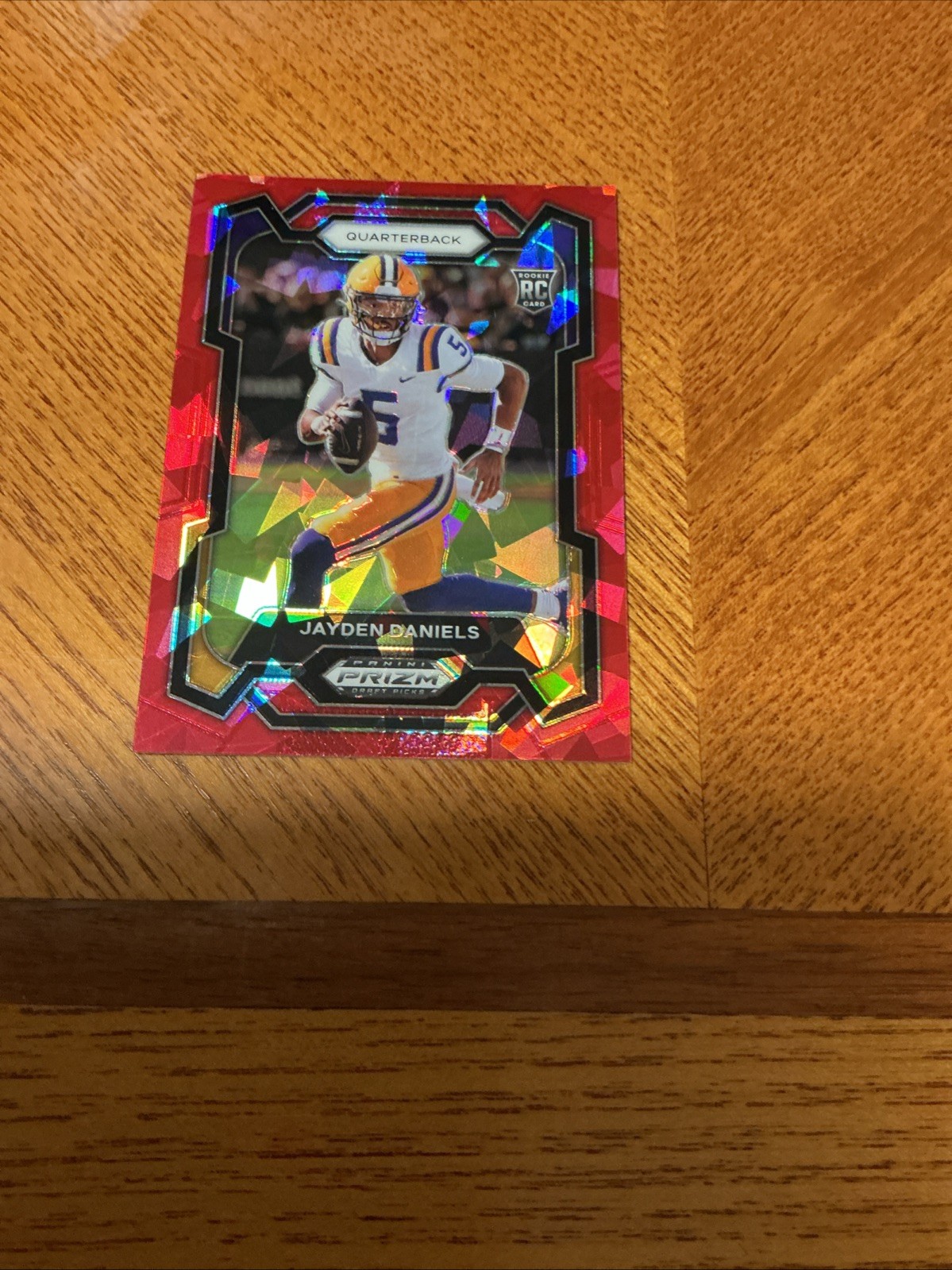 2024 Panini Prizm Draft Picks - Jayden Daniels #108 Red Ice Prizm (RC)